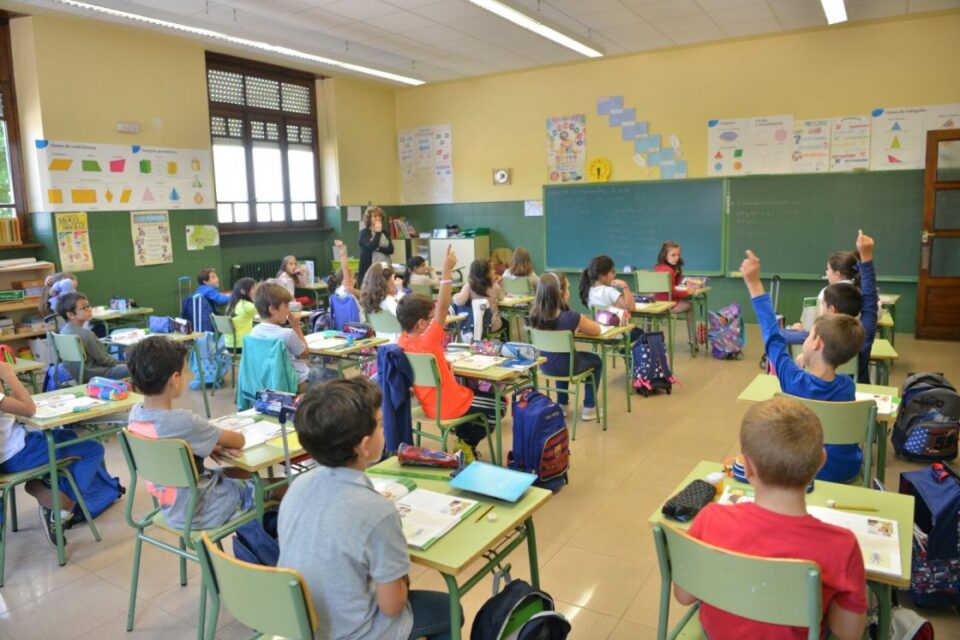 Una de las aulas del 'García Yebra'