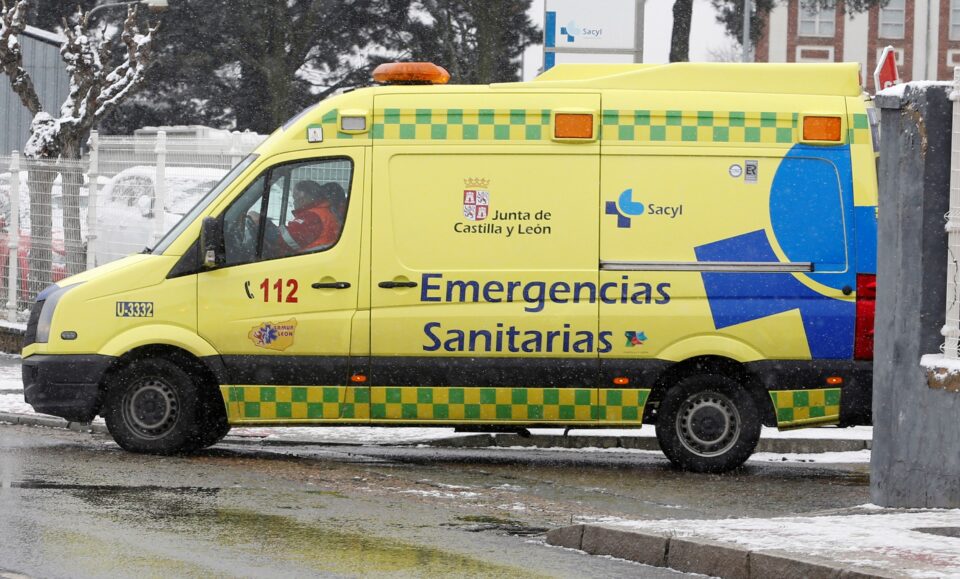 Imagen de archivo de una ambulancia de Sacyl.