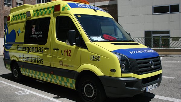 Ambulancia de Soporte Vital Básico del Sacyl. / 112