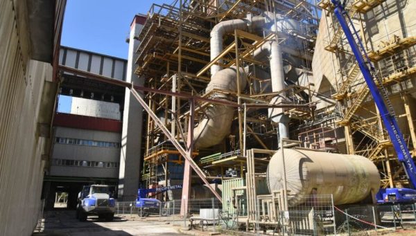 Obras de desmantelamiento en la central térmica de Compostilla II