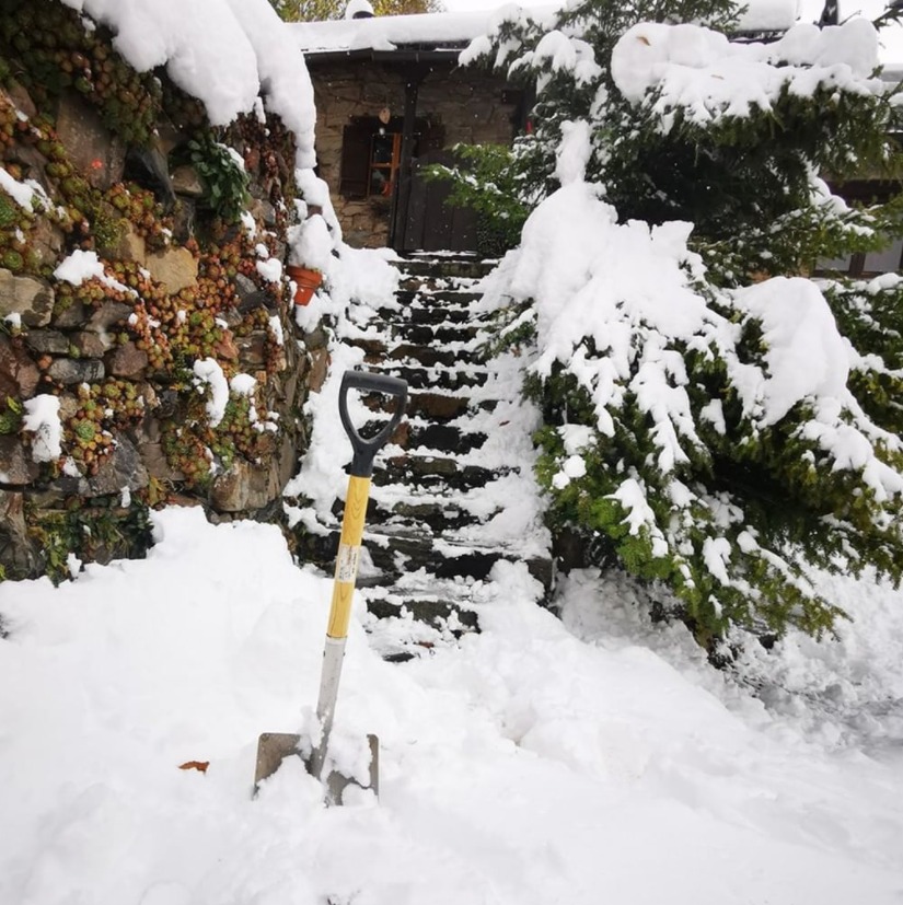 Nieve en Teixeira / La Cantina de Teixeira