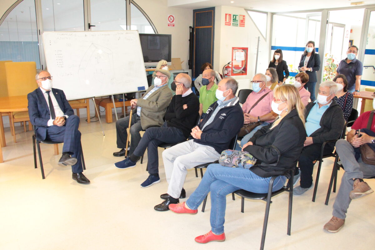 Olegario Ramón se reunió con los usuarios del Centro de Día del Plantío
