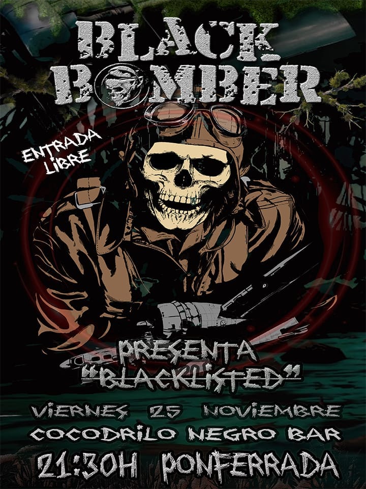 Concierto de Black Bomber en el Cocodrilo Negro