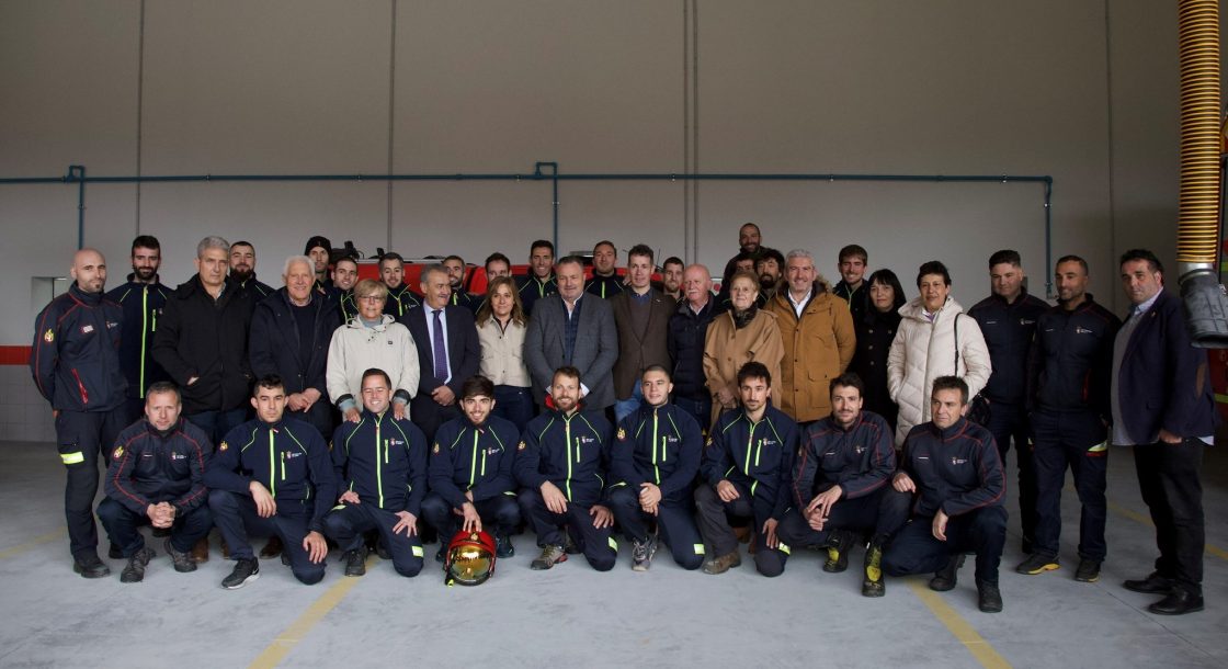 Presentación del parque de bomberos de Villablino