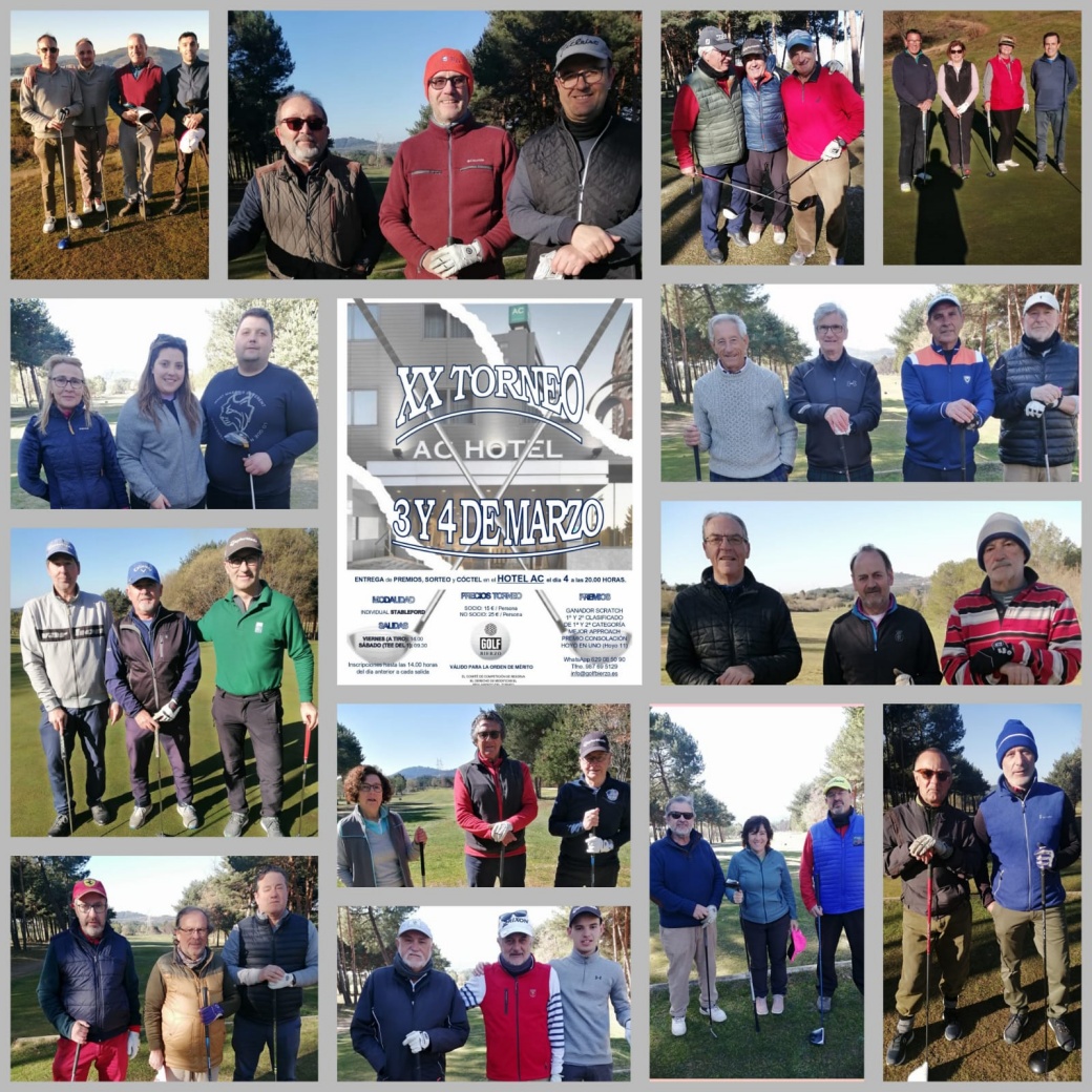 Ganadores del torneo AC Hoteles de golf