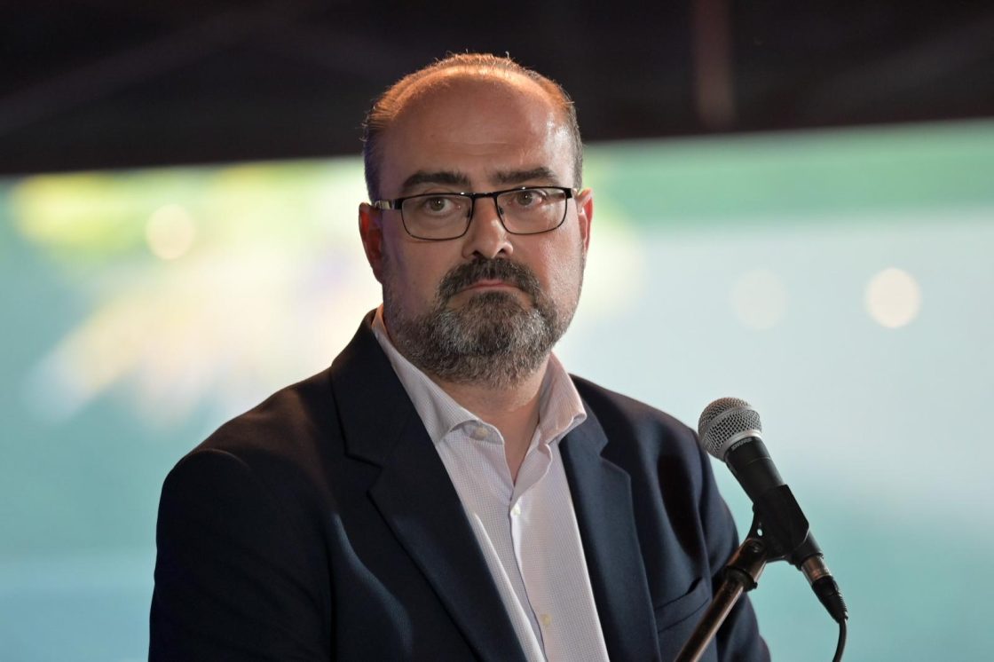 Marco Morala, durante el debate electoral de El Bierzo Digital y BierzoTV