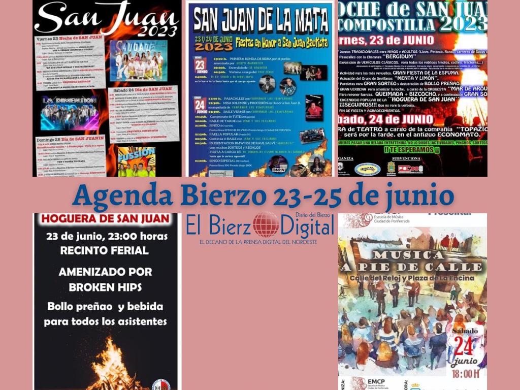 Agenda cultural de los días 23, 24 y 25 de junio en el Bierzo. / EBD