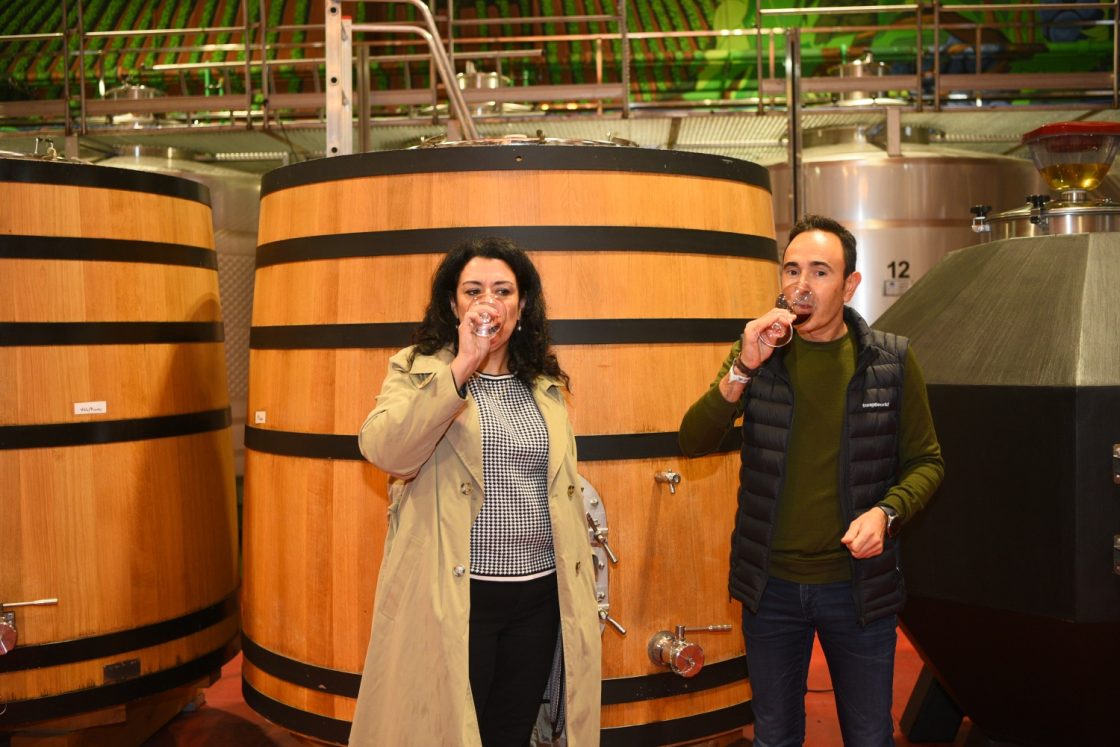 Flor Bonet, gerente de Prada a Tope, en el Palacio de Canedo