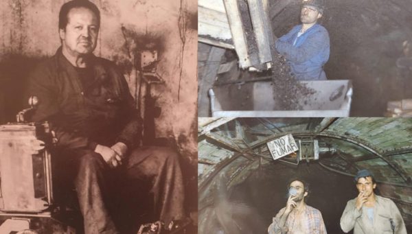 Mineros homenajeados en Santa Cruz de Montes