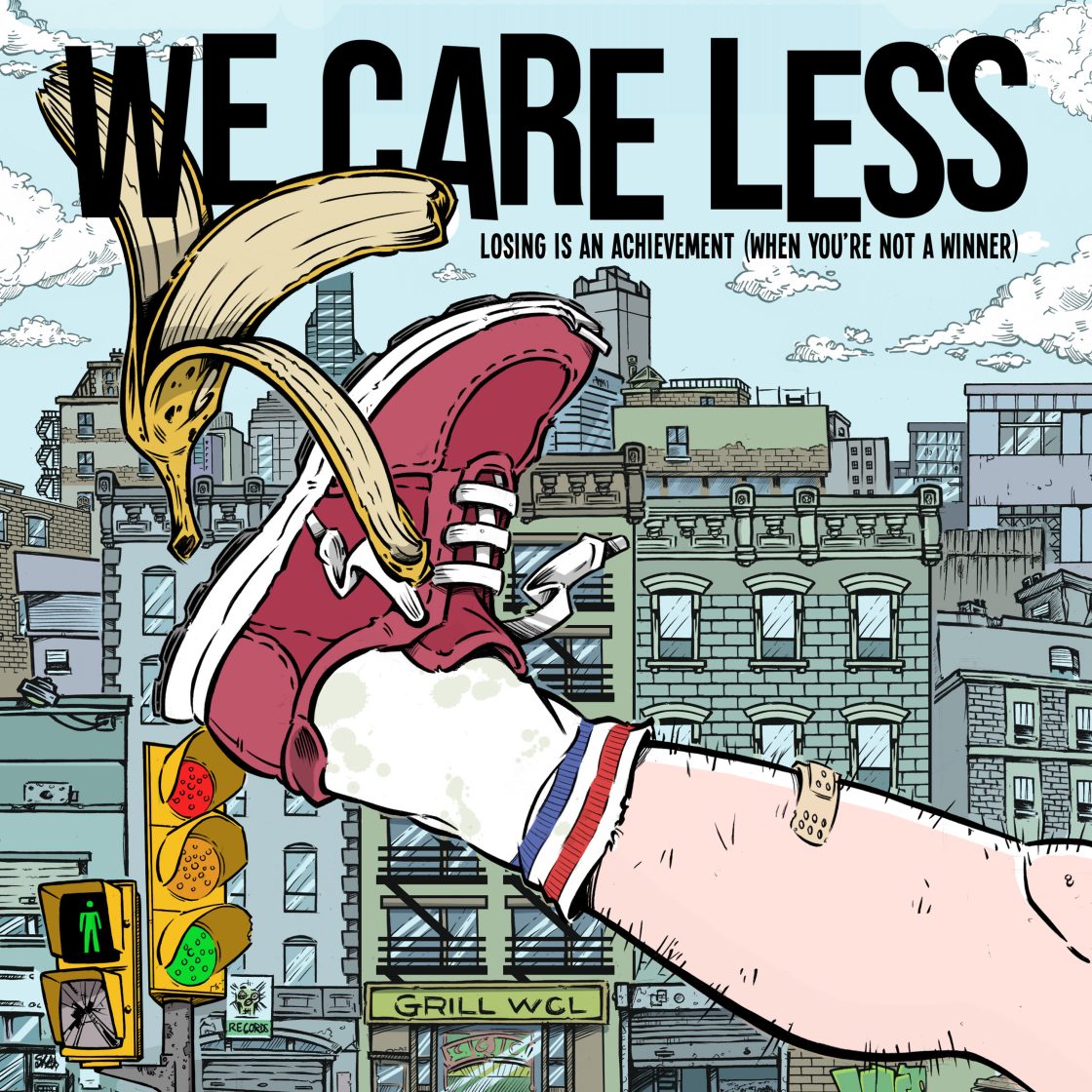 Portada del nuevo disco de los bercianos We Care Less