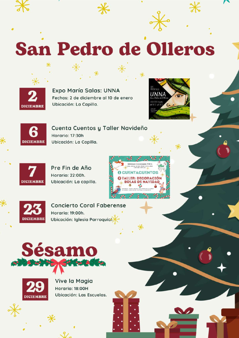 Programa de Navidad en Vega de Espinareda. / Ayto. VdE
