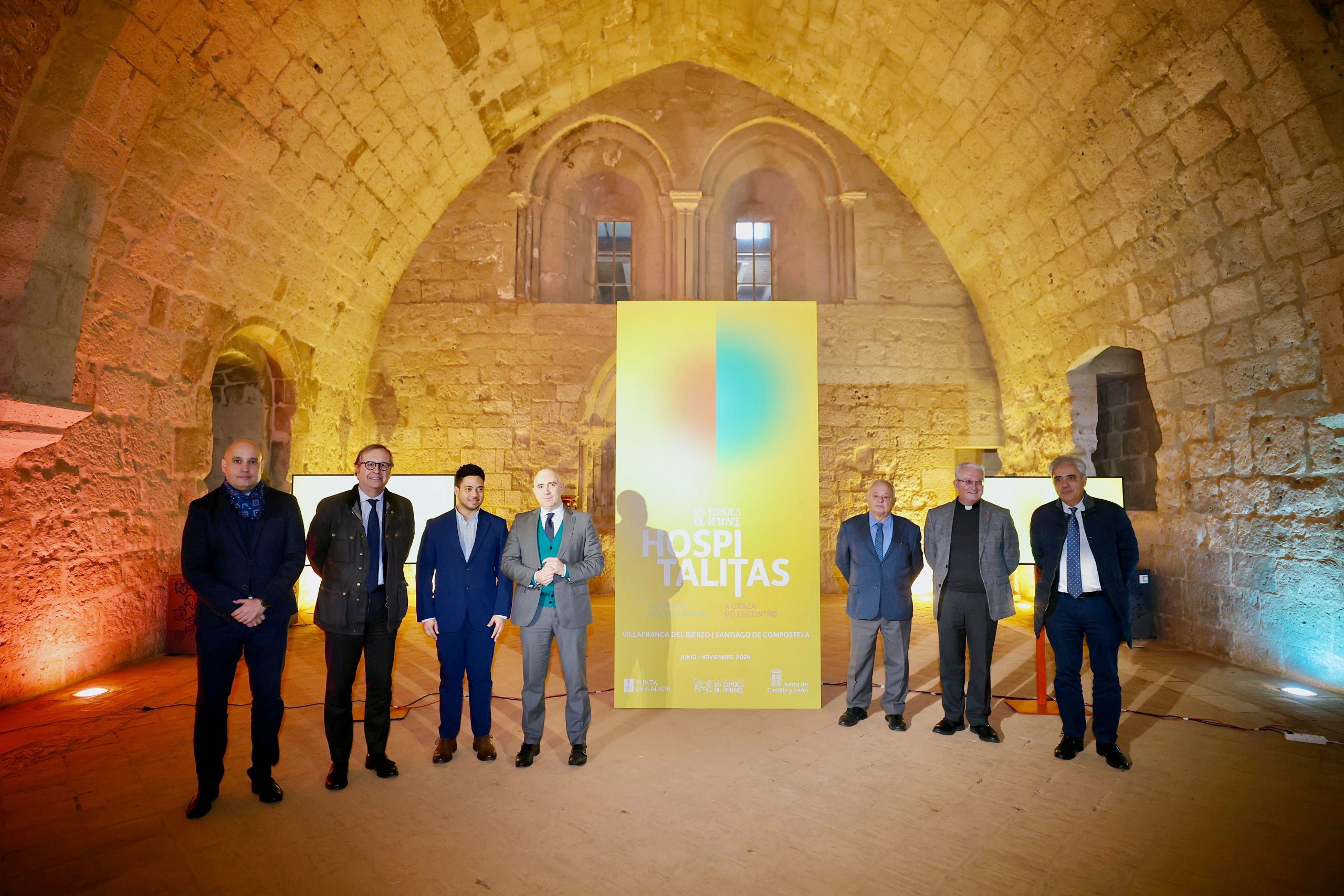 Presentación del cartel de Las Edades del Hombre que se celebrará en Villafranca del Bierzo y Santiago de Compostela