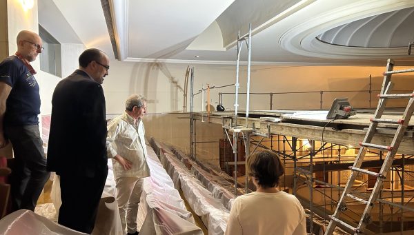 Obras en el Teatro Bergidum de Ponferrada. / Ayuntamiento de Ponferrada