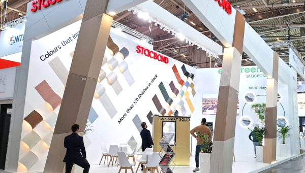 Stand de Stacbond en la feria Bau de Múnich