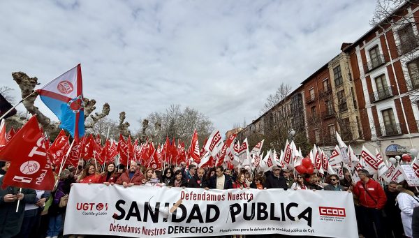 Manifestación en defensa de la sanidad pública en Valladolid