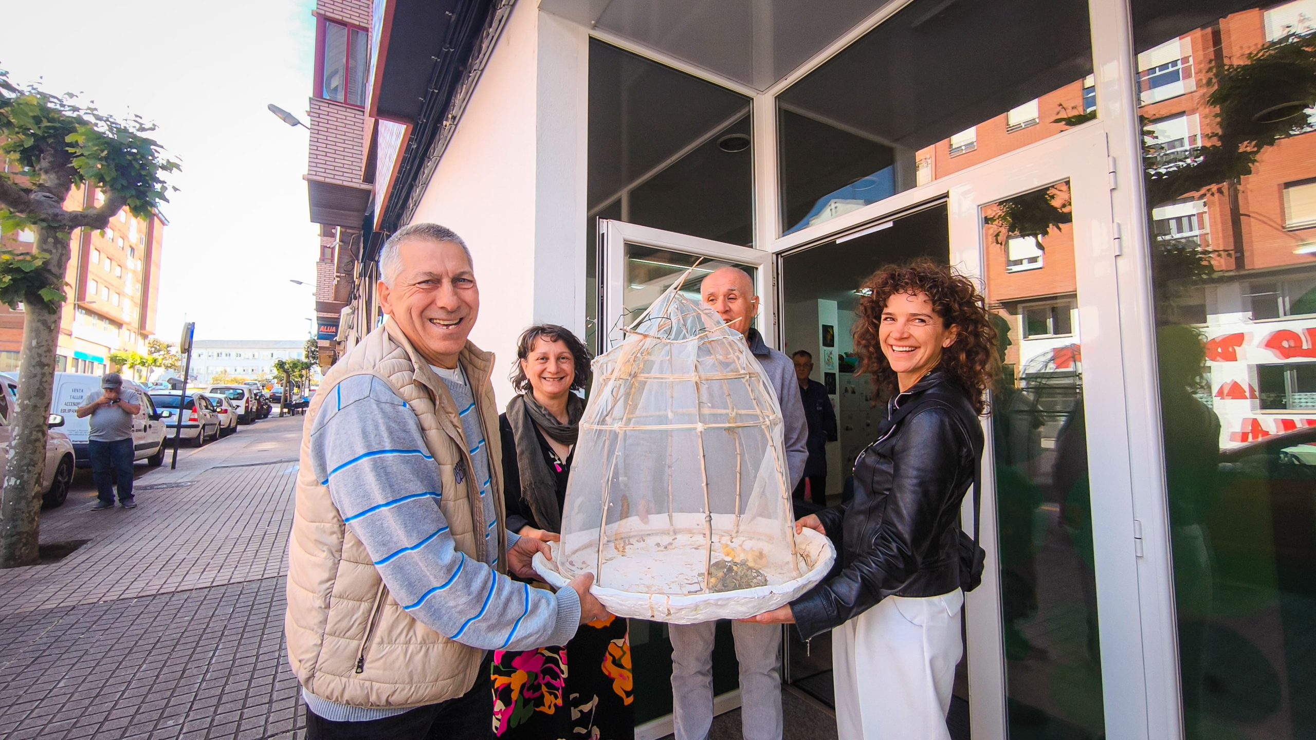 La cúpula del proyecto SEDA, en el centro de barrio Flandes de Asprona Bierzo.